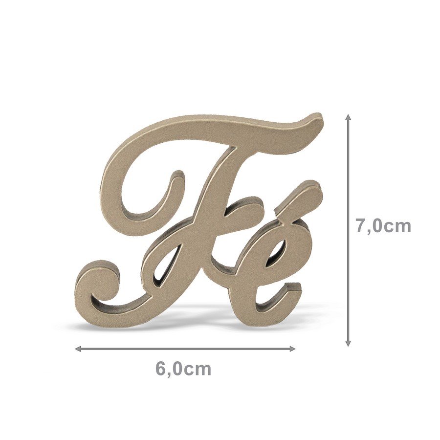 Expositor Decorativo para Vitrine - 7x6 cm. Champagne