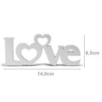 Expositor Decorativo para Vitrine - 15,5x6,5x1 cm. Branco