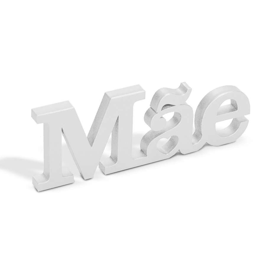 Expositor Decorativo para Vitrine - 17,5x17,5x2 cm. Branco