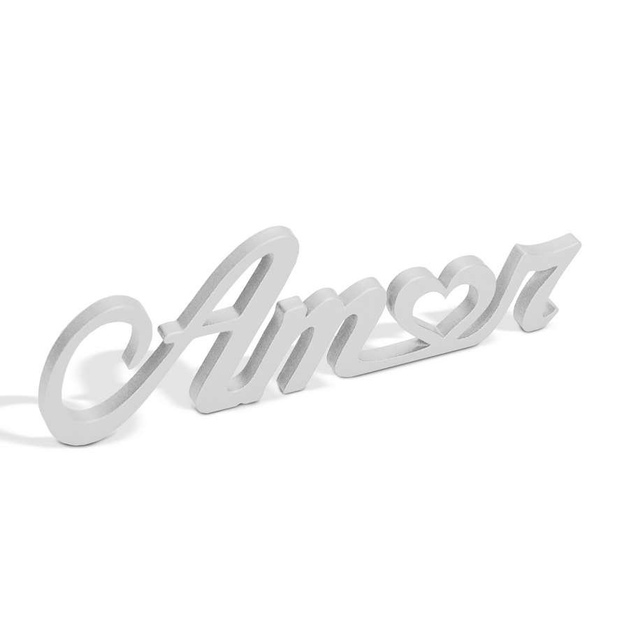 Expositor Decorativo para Vitrine - 17,5x17,5x2 cm. Branco