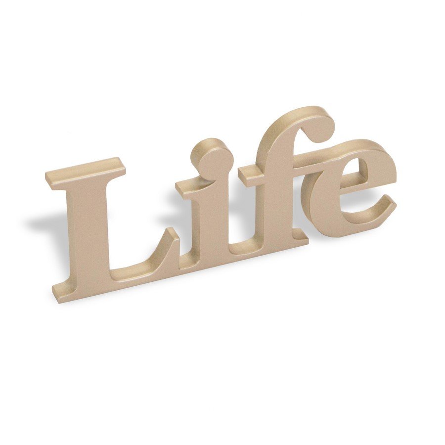 Expositor Decorativo para Vitrine - 17,5x17,5x2 cm. Champagne