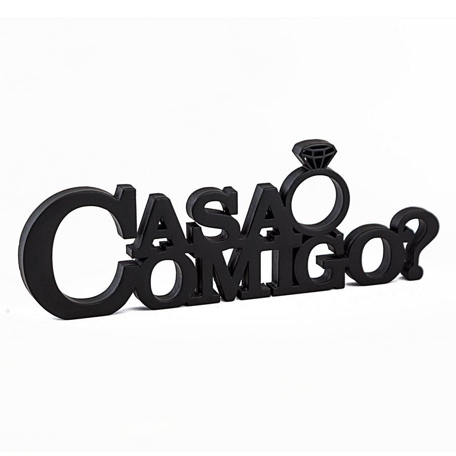 Expositor Amadeirado CASA COMIGO Preto