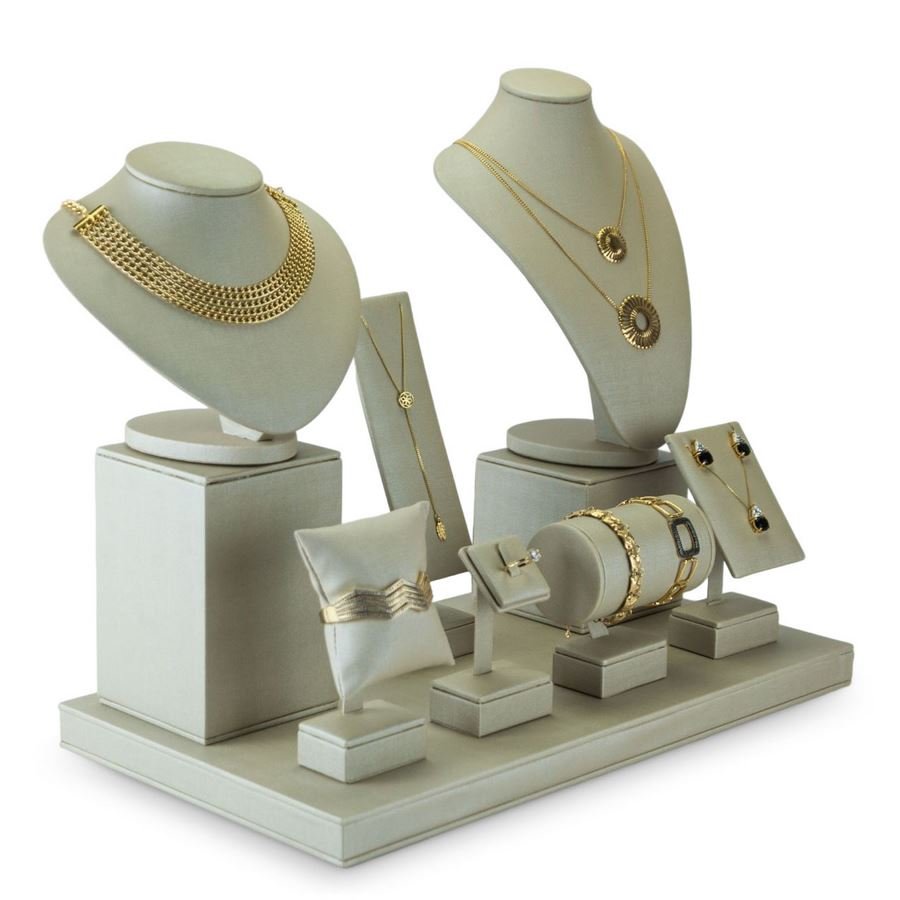 Vitrine de Expositores Flutuante Dunny Champagne