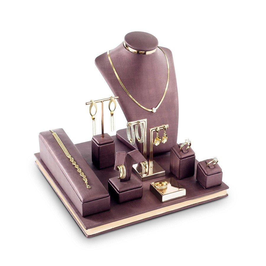 Vitrine de Expositores Deslumbre Dunny Bordô