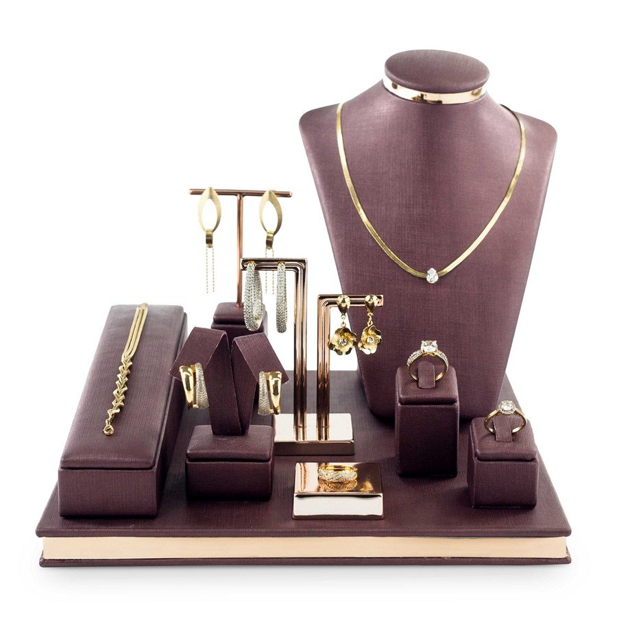 Vitrine de Expositores Deslumbre Dunny Bordô