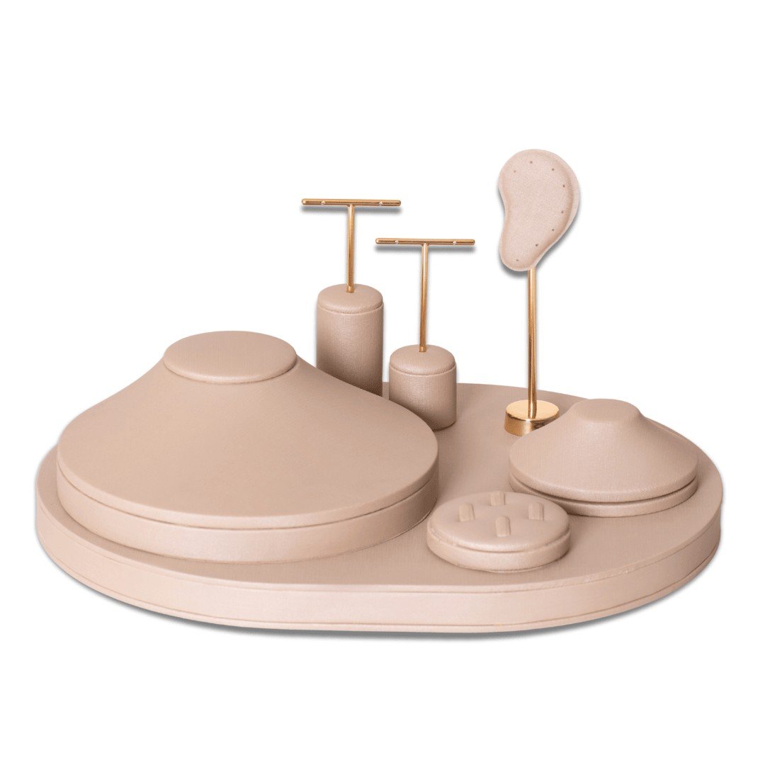 Vitrine Lune Dunny Champagne - Dourado Metalizado