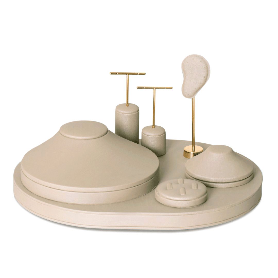 Vitrine Lune Dunny Champagne - Dourado Metalizado