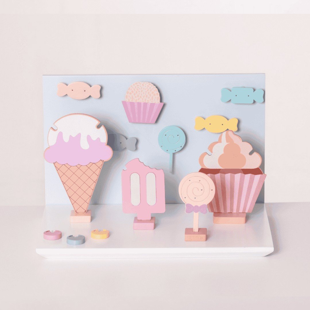 Vitrine Candy Love Sortido Branco