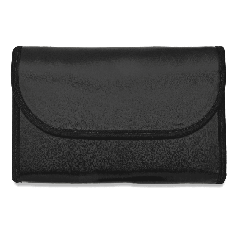 Pasta Mostruário Para Pulseiras - Tamanho 24,5x60,5cm Vinil Preto - Veludo Bege