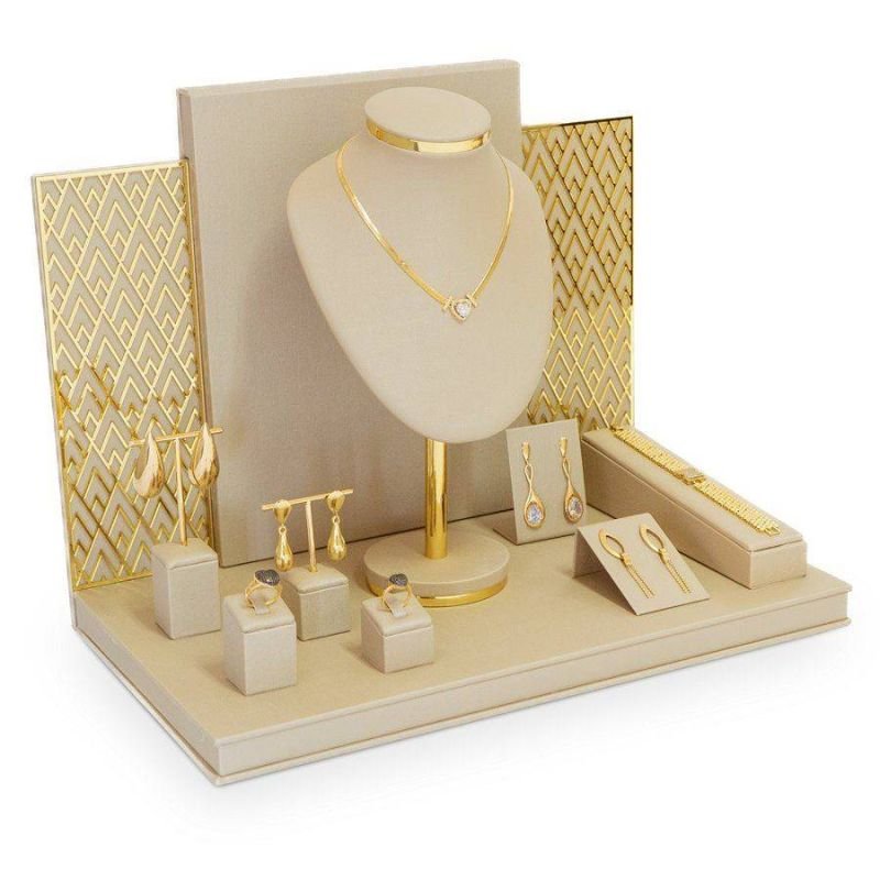 Vitrine Allure Dunny Champagne - Dourado Metalizado